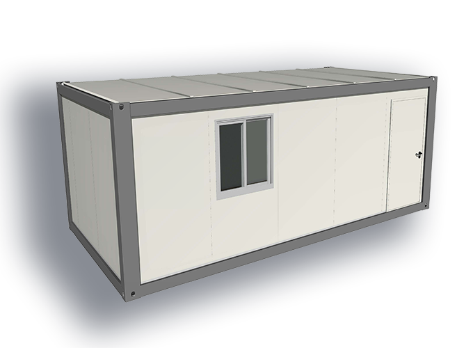 Residential Container House with 2 or 3 Windows