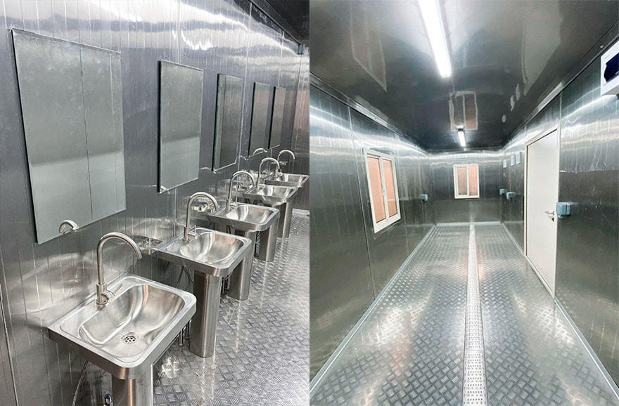 UAE Prefabricated container toilet/bathroom