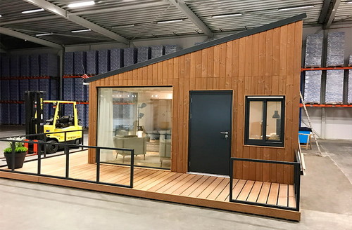 Dutch wooden container villa