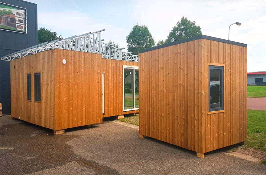 Dutch wooden container villa