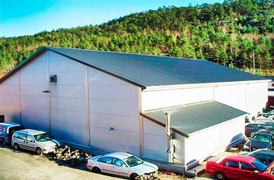 Norwegian steel structure warehouse