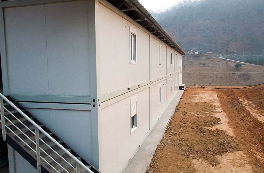 Workers' Dormitory in Laos Container Camp