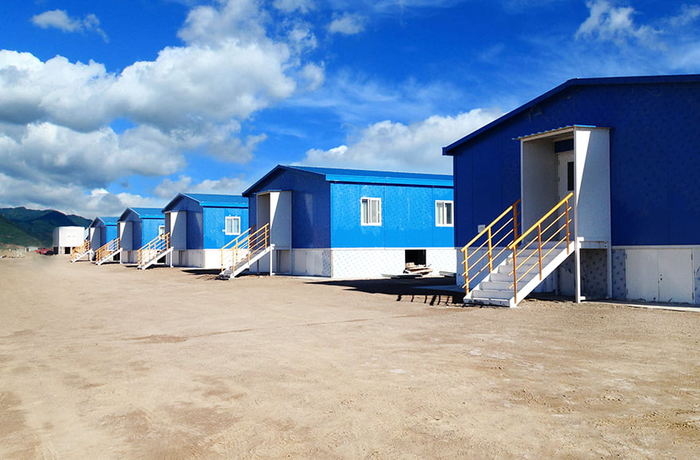 Kazakhstan container mining camp